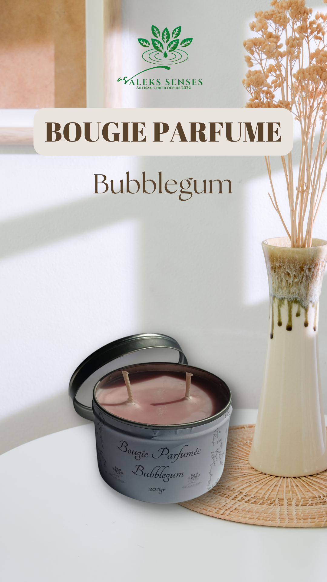 Bougie Parfumée "Bubblegum"