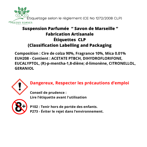 Suspension parfumée Savon de Marseille (unité)