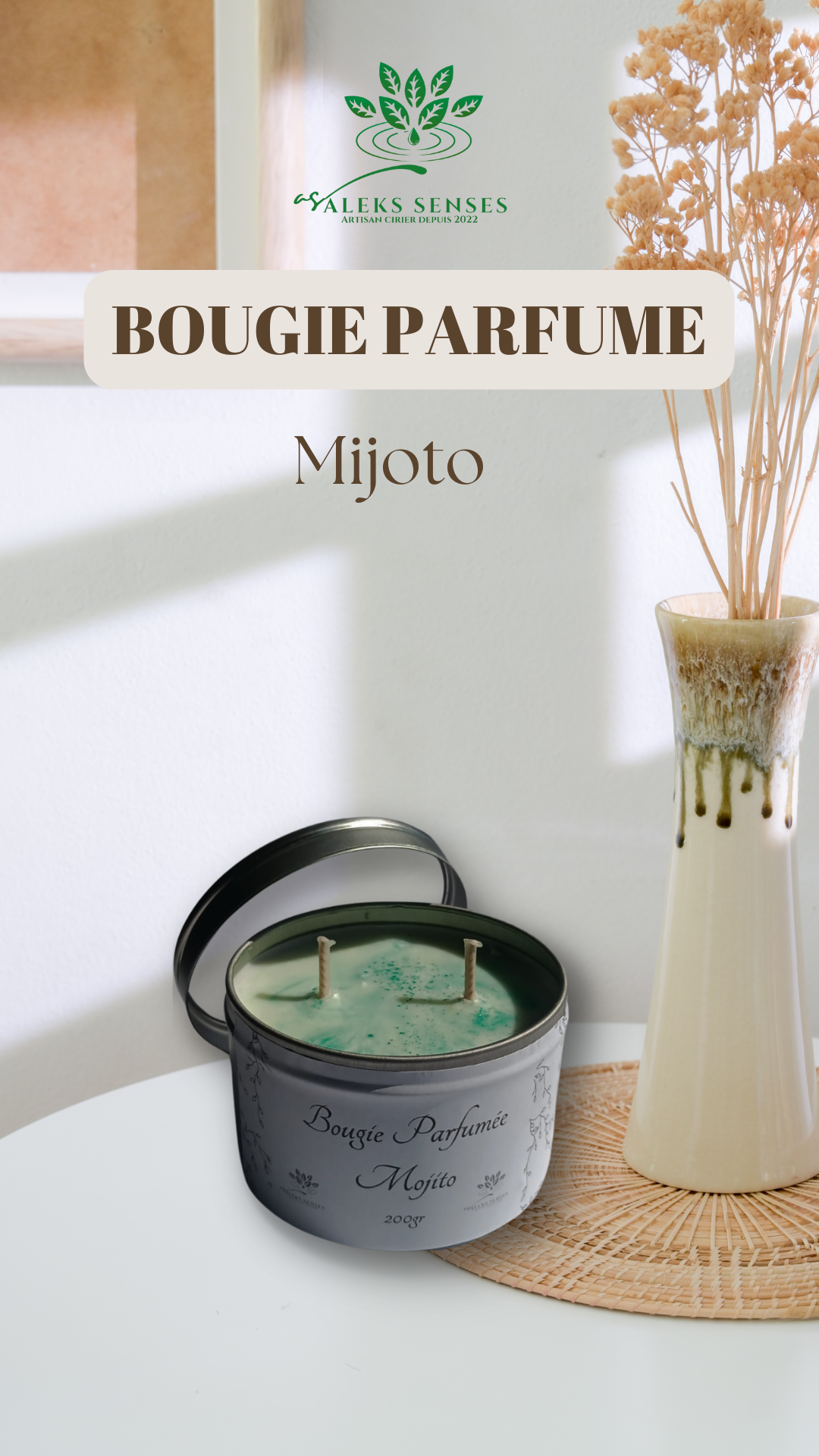 Bougie Parfumée "Mojito"