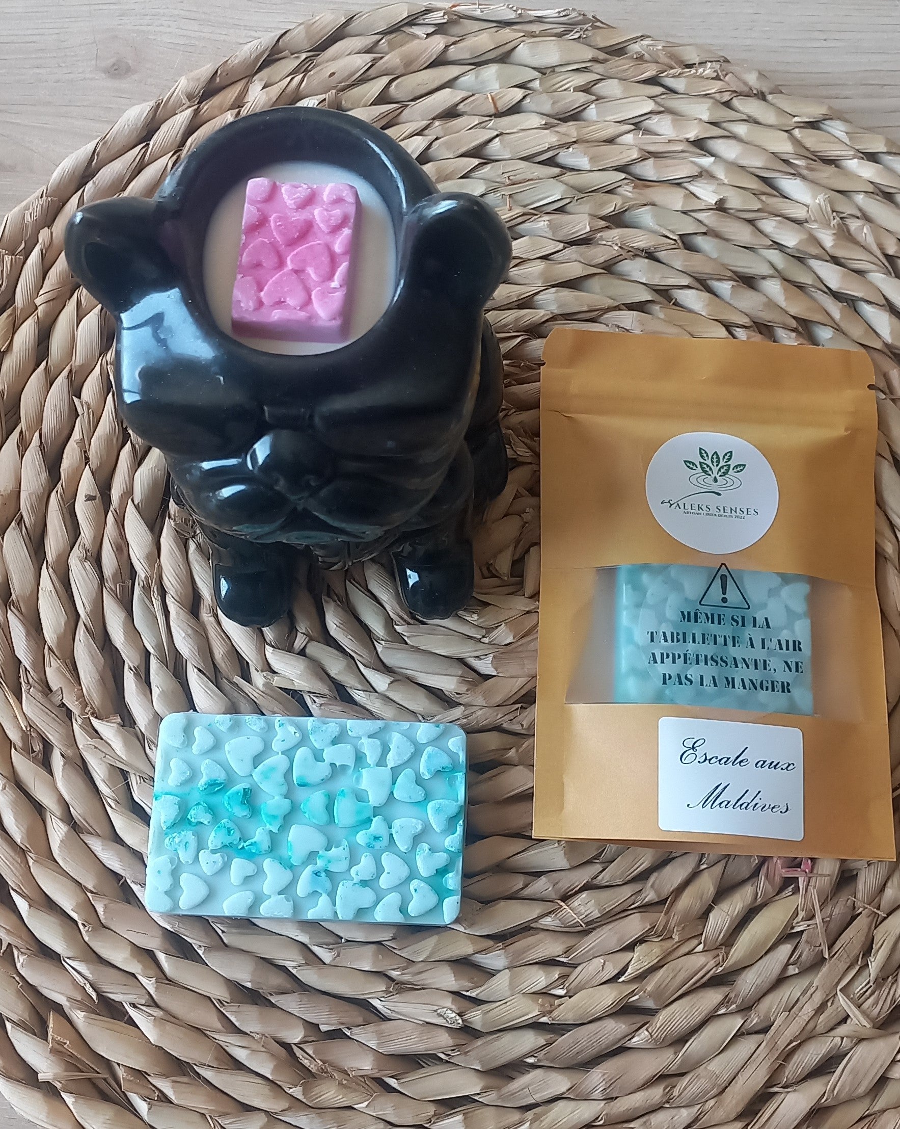 Mini-Tablette Fondant Parfumé 40gr "Escale aux Maldives"