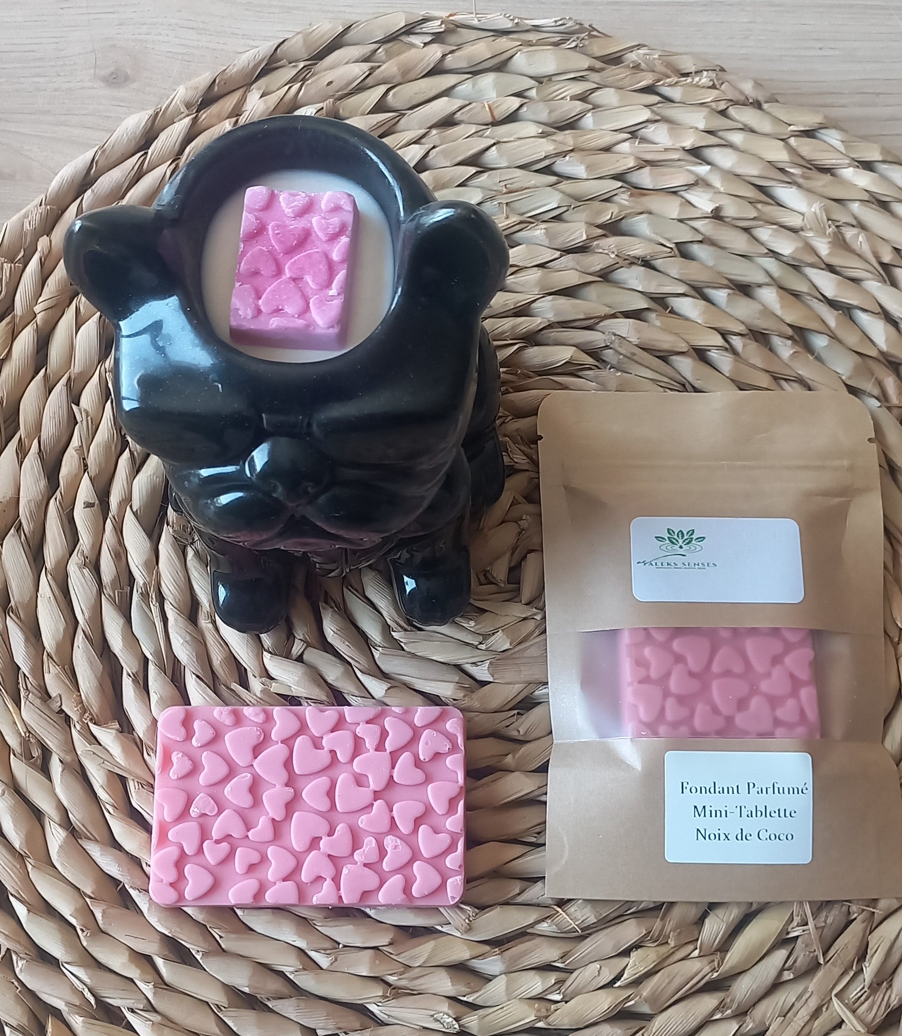 Mini-Tablette Fondant Parfumé 40gr " Noix de Coco "