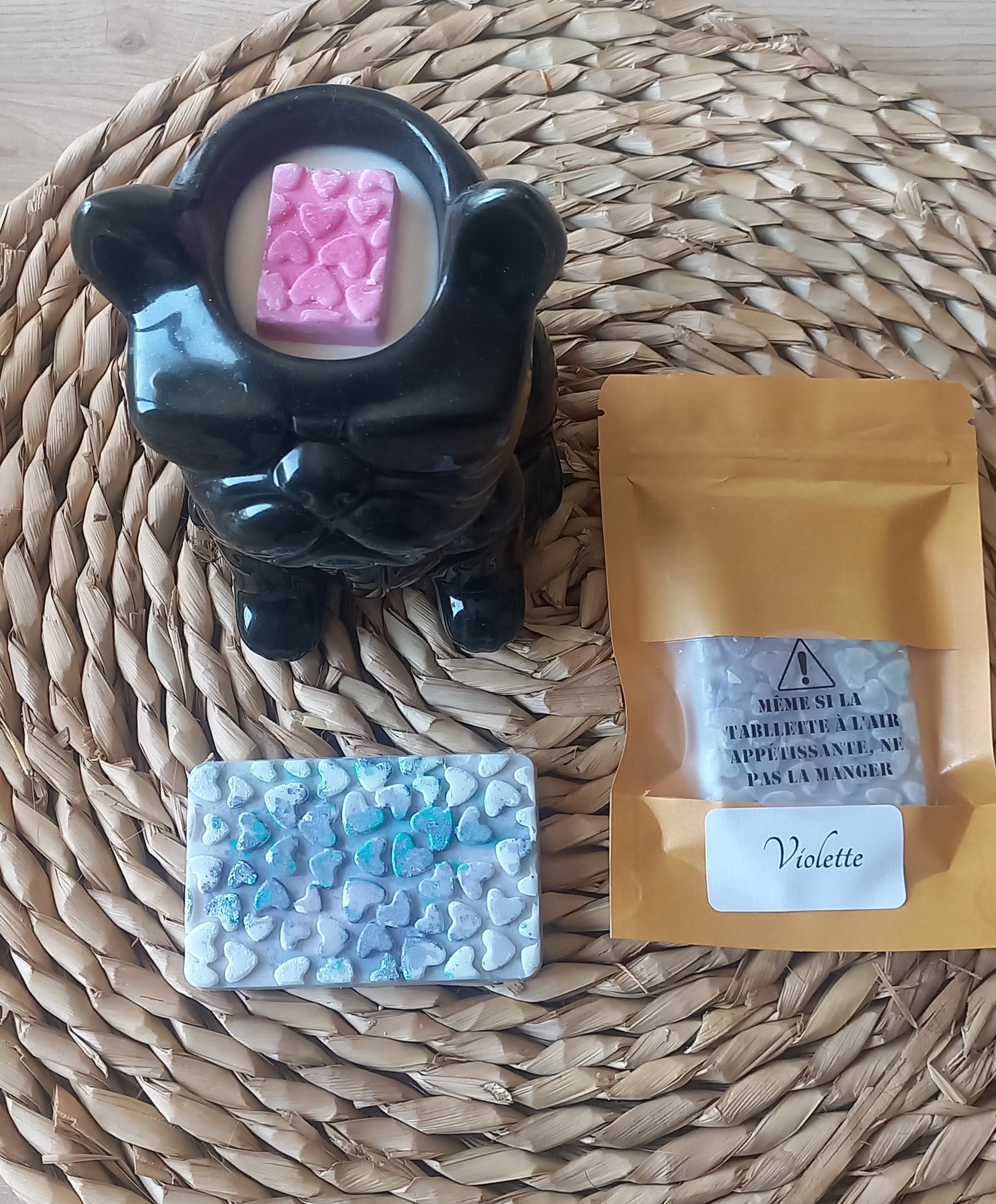 Fondant Parfumé Mini-Tablette 40g "Violette"